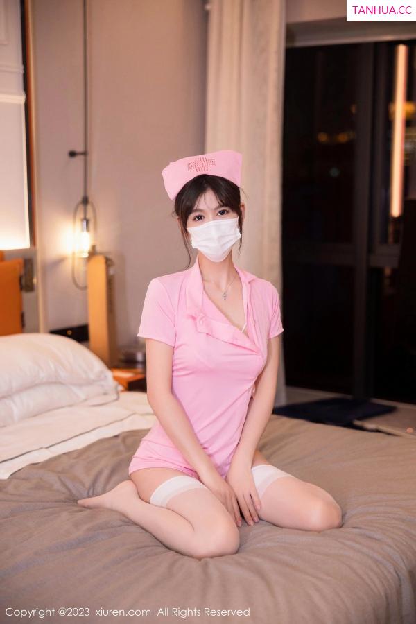 李雅柔  [XiuRen]高清写真图 2023.06.14 No.6910 李雅柔182CM 护士服美腿第4张图片